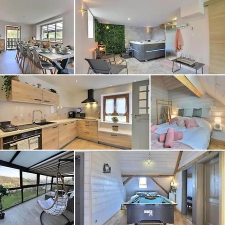 Holiday home La Fermette Des Vallons - Jacuzzi - Billard *